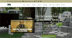 Desktop Screenshot of durapierfoundationrepair.com