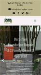 Mobile Screenshot of durapierfoundationrepair.com